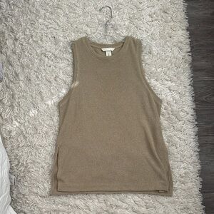 H&M Tan Sleeveless Knit Tank Top